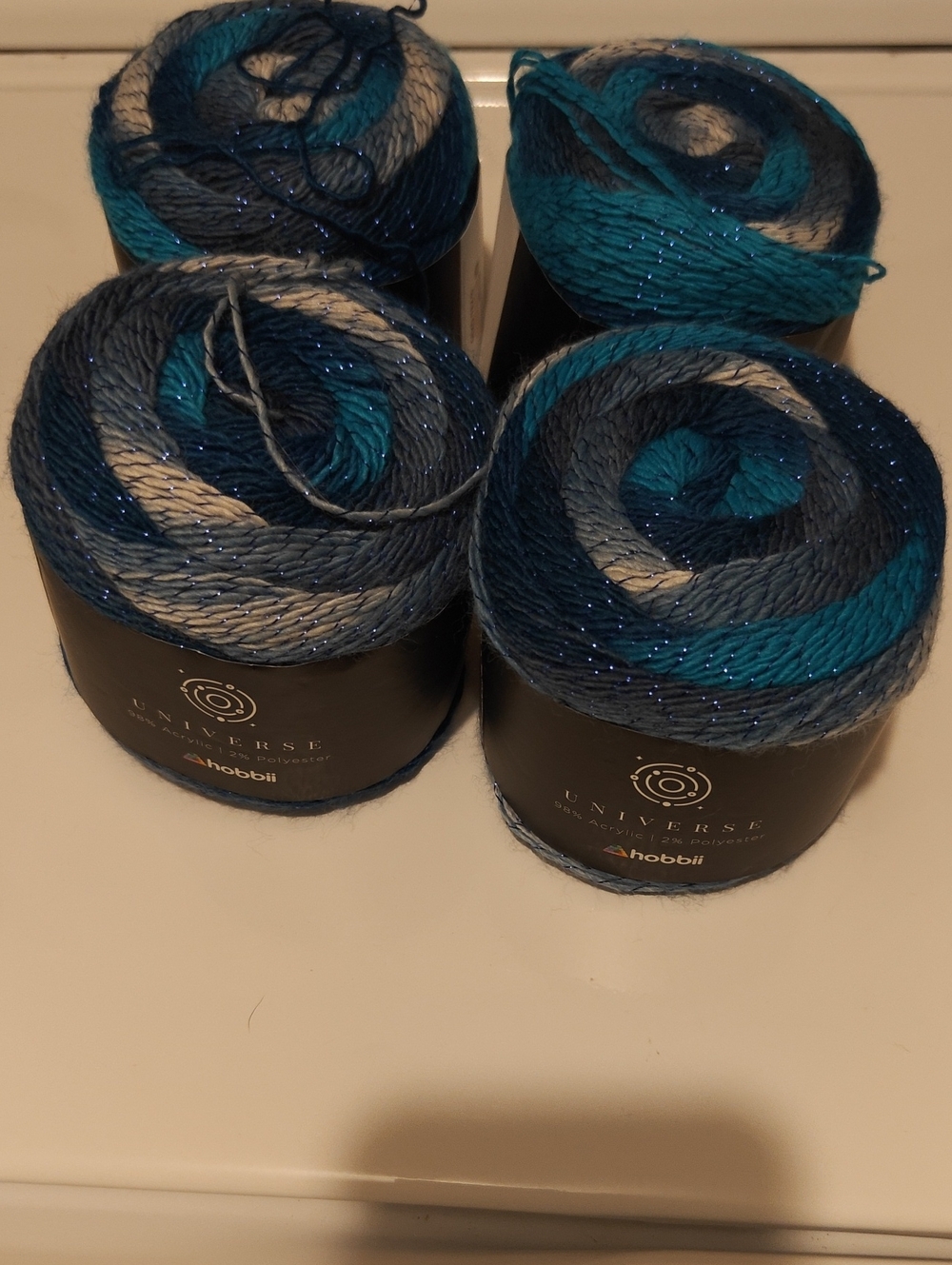 Universe Gradient Yarn Cake - Blue Teal Mix